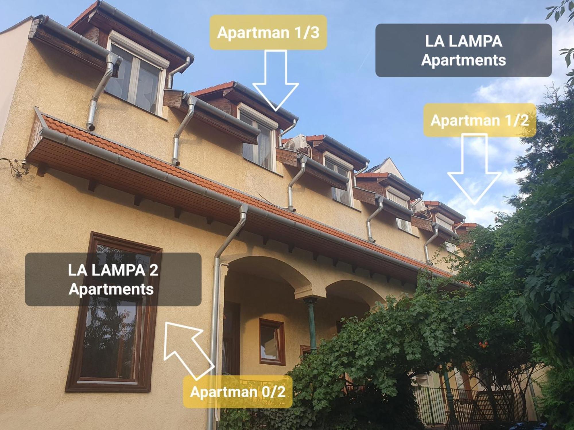 La Lampa Apartments Debrecen Eksteriør billede